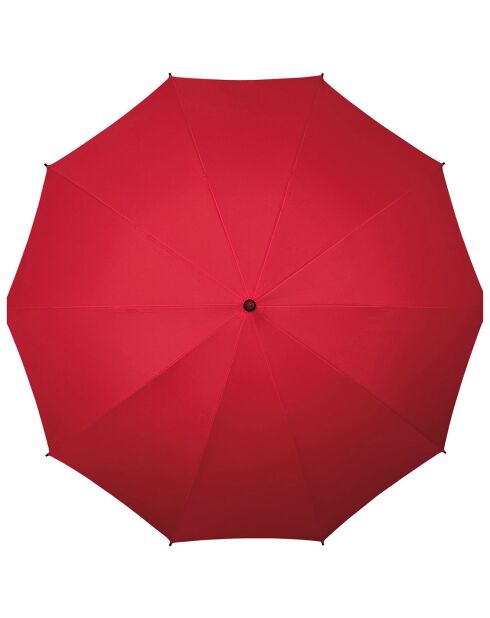 Paraguas de golf rojo grande resistente al viento