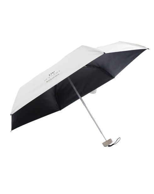 Parapluie pliant ultra compact protection UV silver