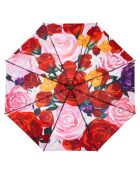 Parapluie pliant fleurs multicolore