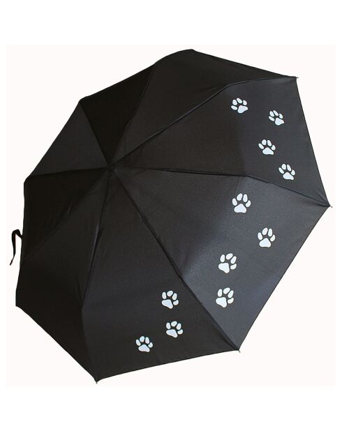 Magic of the Colors schwarzer zusammenklappbarer Regenschirm