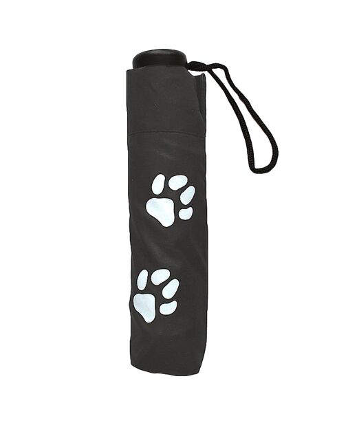 Magic of the Colors schwarzer zusammenklappbarer Regenschirm