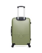 Valise Moyen Séjour 4 roues simples Brooklyn 65 cm vert kaki