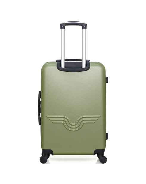 Valise Moyen Séjour 4 roues simples Brooklyn 65 cm vert kaki