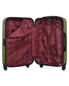 Valise Moyen Séjour 4 roues simples Brooklyn 65 cm vert kaki