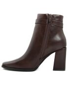 Bottines Lina marron - Talon 8 cm