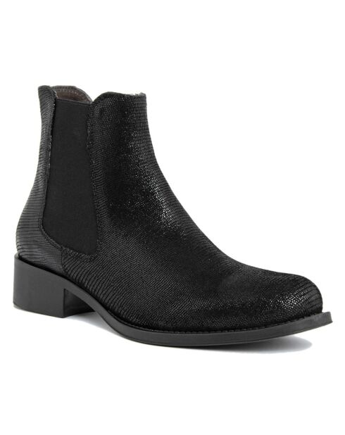 Chelsea Boots en Cuir Isabelle noires
