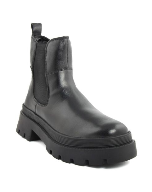 Chelsea Boots en Cuir Mia noires