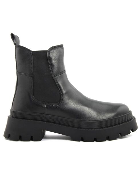 Chelsea Boots en Cuir Mia noires