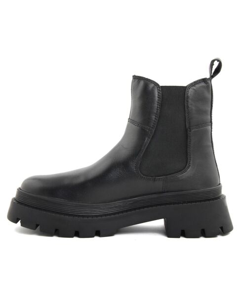Chelsea Boots en Cuir Mia noires