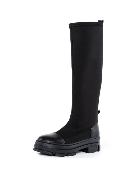 Bottes Sarah noires -  Talon 5.5 cm