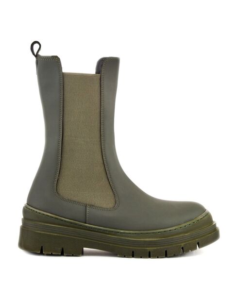 Chelsea Boots Chiara kaki -  Talon 5.5 cm