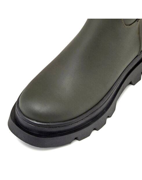 Bottes Alma kaki -  Talon 5 cm