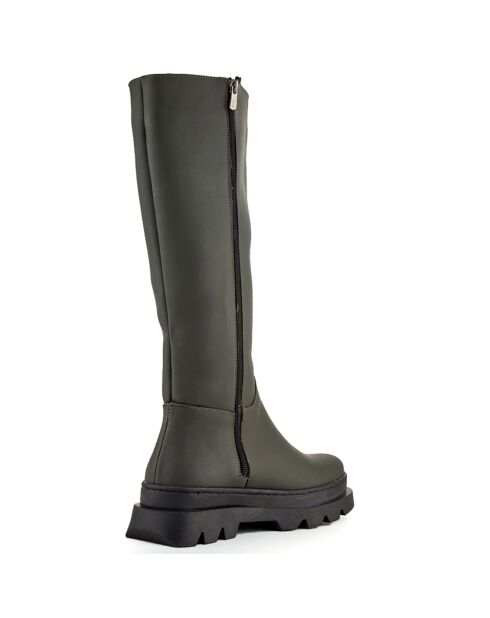Bottes Alma kaki -  Talon 5 cm