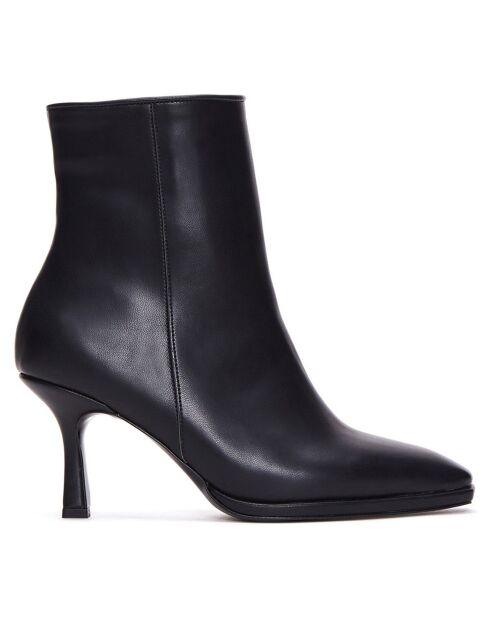 Bottines Marion noires - Talon 10 cm