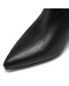 Bottines Léonie noires -  Talon 6 cm