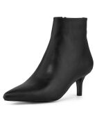 Bottines Léonie noires -  Talon 6 cm