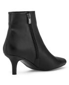 Bottines Léonie noires -  Talon 6 cm