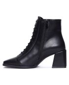 Bottines Lucie noires - Talon 7 cm