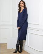 Abito Palermo in misto cashmere blu