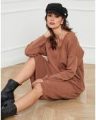 Abito Palermo cammello in misto cashmere