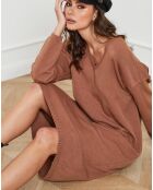 Abito Palermo cammello in misto cashmere