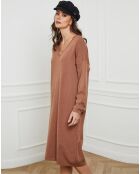 Abito Palermo cammello in misto cashmere