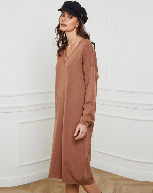 Abito Palermo cammello in misto cashmere