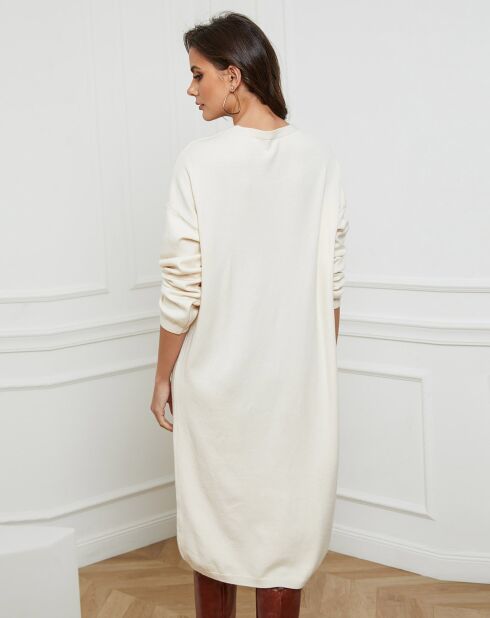 Abito Palermo écru in misto cashmere