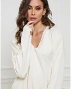 Abito Palermo écru in misto cashmere