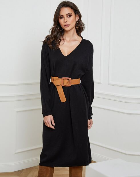 Abito Palermo nero in misto cashmere