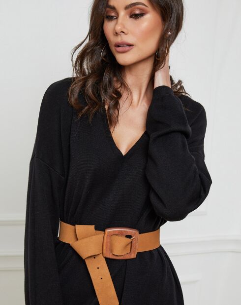 Abito Palermo nero in misto cashmere