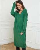 Abito Palermo verde in misto cashmere