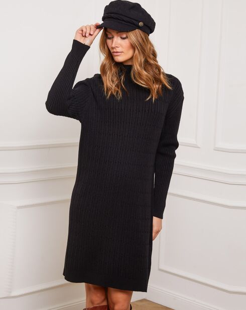 Robe en Cachemire mélangé Doumbia noire