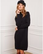 Robe en Cachemire mélangé Doumbia noire