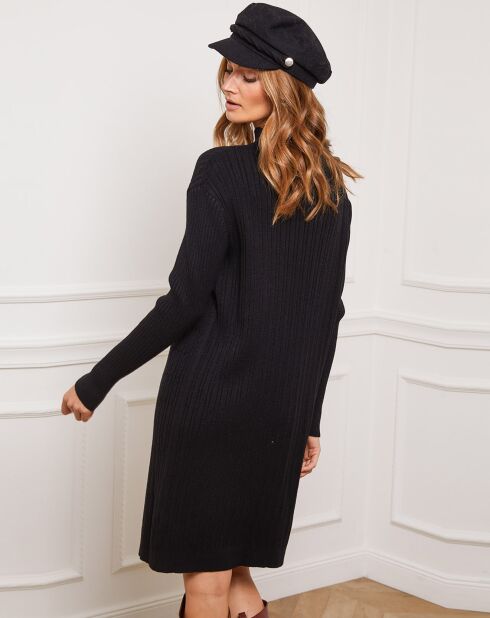 Robe en Cachemire mélangé Doumbia noire