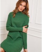 Robe en Cachemire mélangé Doumbia verte