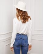 Dibala weißer Pullover