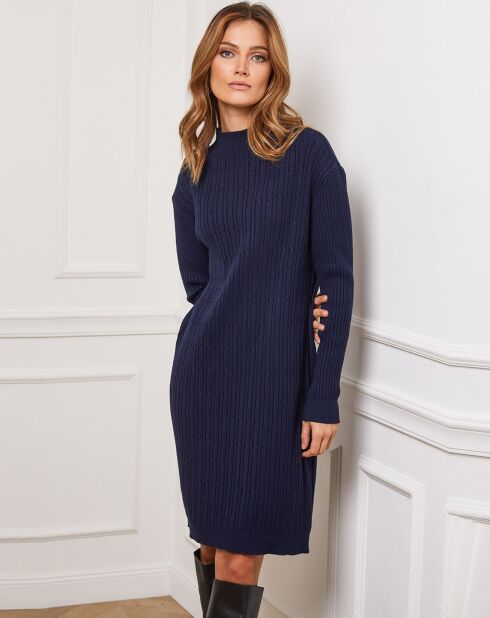 Robe en Cachemire mélangé Doumbia marine