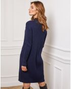 Robe en Cachemire mélangé Doumbia marine