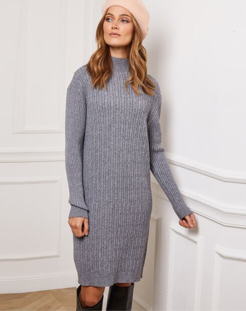 Robe en Cachemire mélangé Doumbia grise