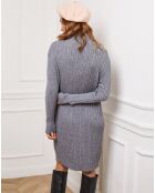 Robe en Cachemire mélangé Doumbia grise