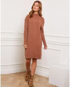 Robe en Cachemire mélangé Doumbia camel