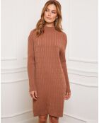 Robe en Cachemire mélangé Doumbia camel