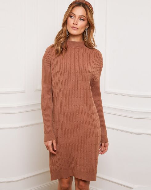 Robe en Cachemire mélangé Doumbia camel