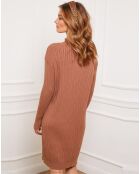 Robe en Cachemire mélangé Doumbia camel