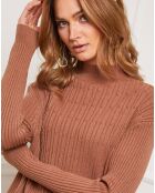 Robe en Cachemire mélangé Doumbia camel