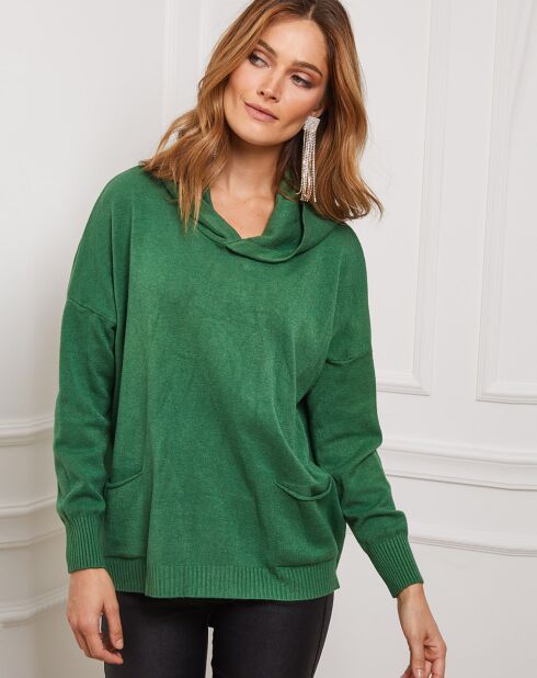 Pull en Cachemire mélangé Forja vert