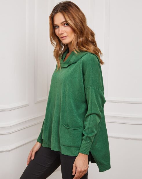 Pull en Cachemire mélangé Forja vert