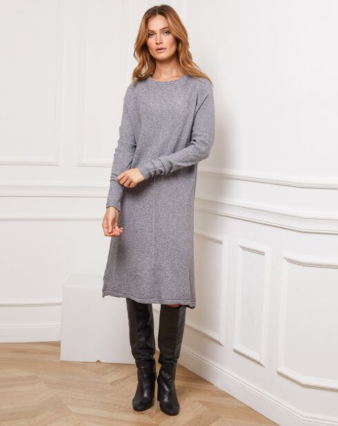 Robe en Cachemire mélangé Groland grise