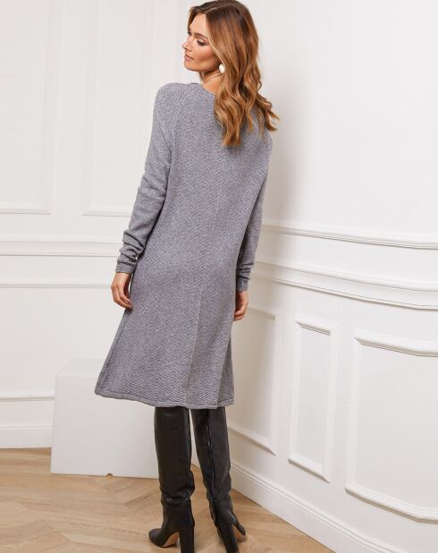 Robe en Cachemire mélangé Groland grise